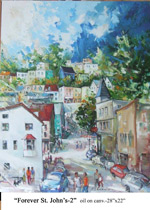 Forever St. John's-2, Oil on Canvas